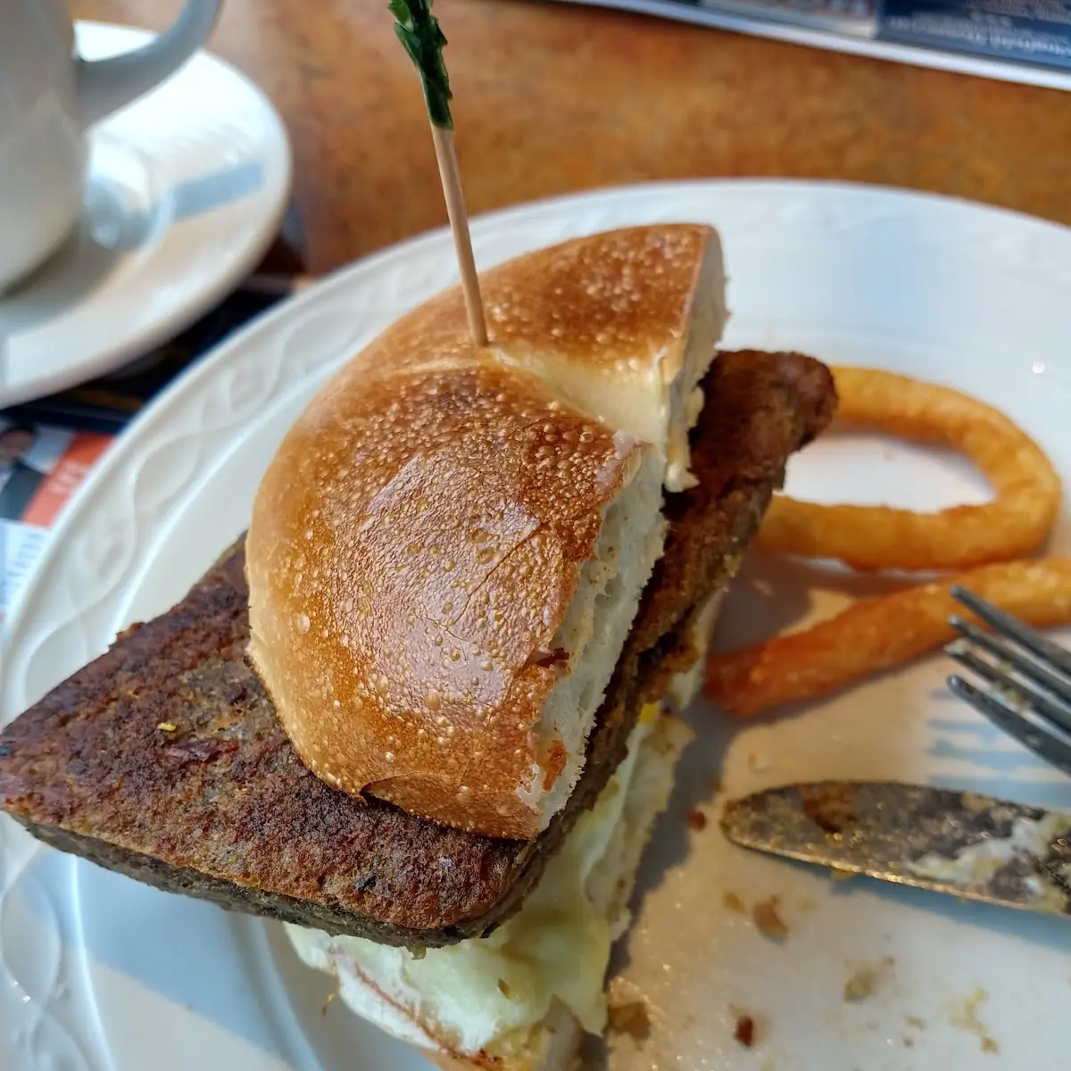 Ham Bacon Sausage or Scrapple & Egg
