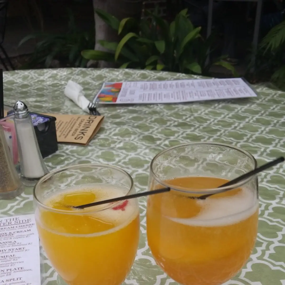 Mango Mimosa and Peach Mimosa