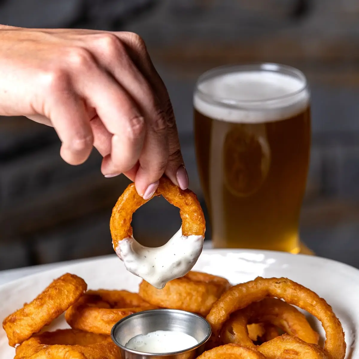 Beer Battered Onion Rings