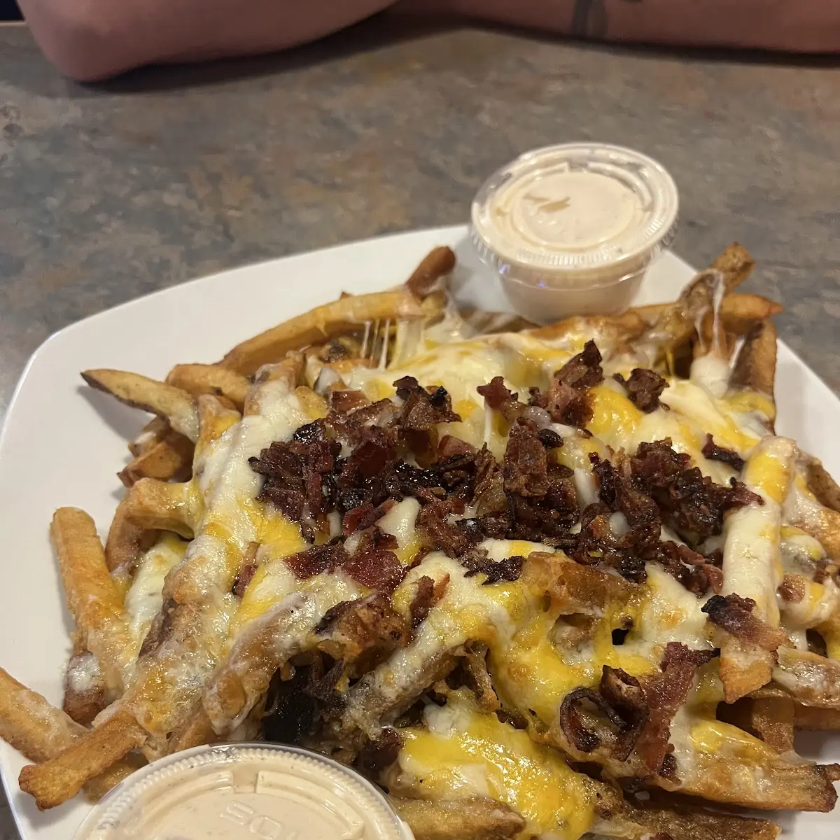 Bacon Cheese Fries with Chipotle Ranch