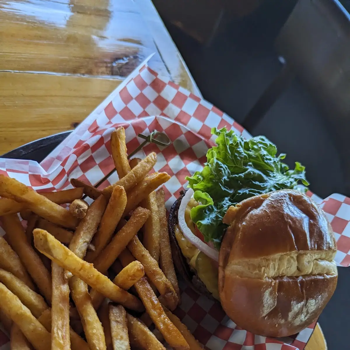 Burger and Fries