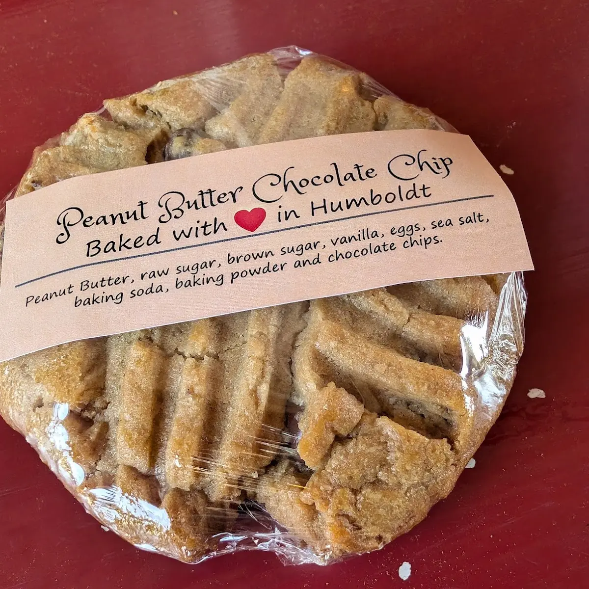 Peanut Butter Chocolate Chip Cookie