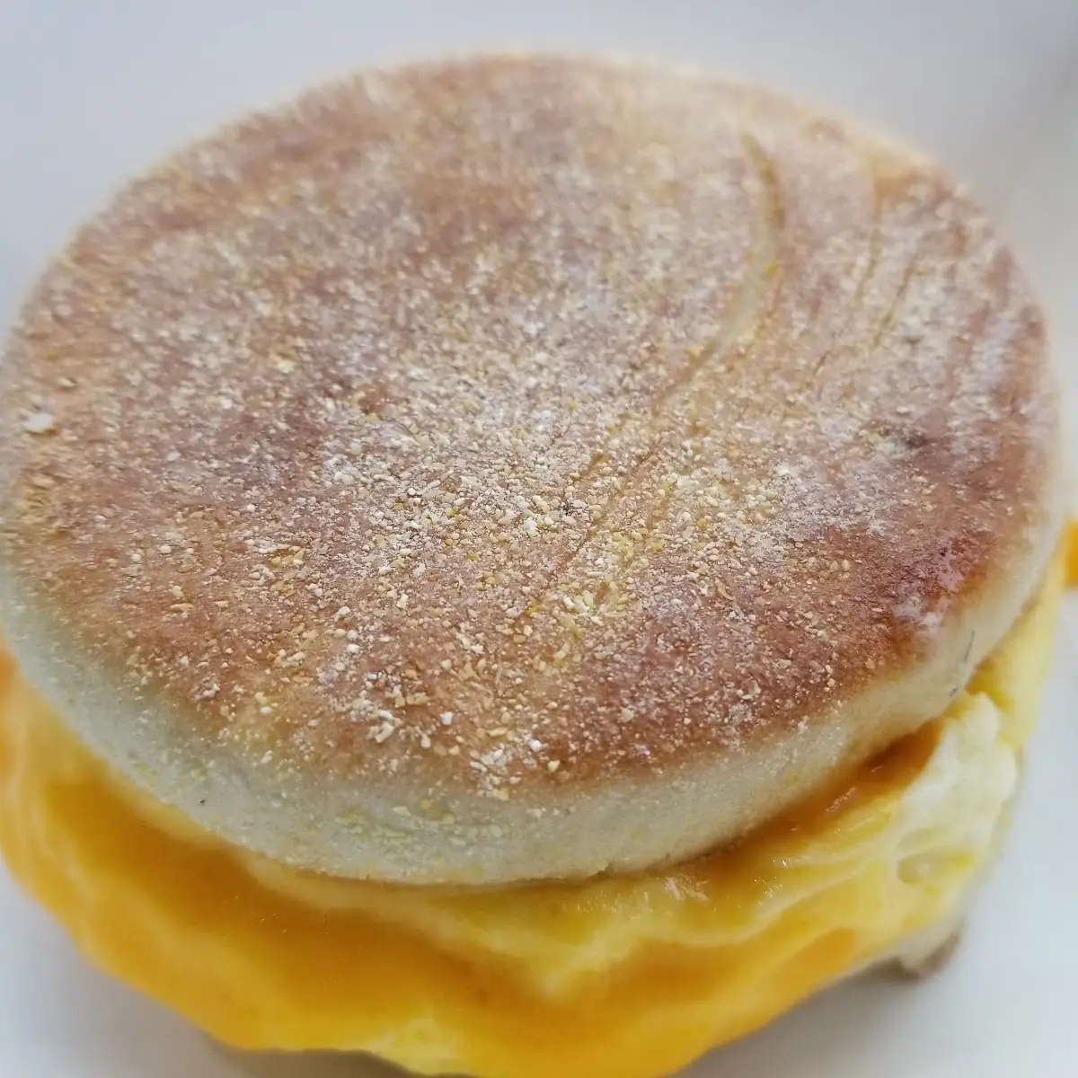 Sausage Egg with Cheddar Cheese Muffin