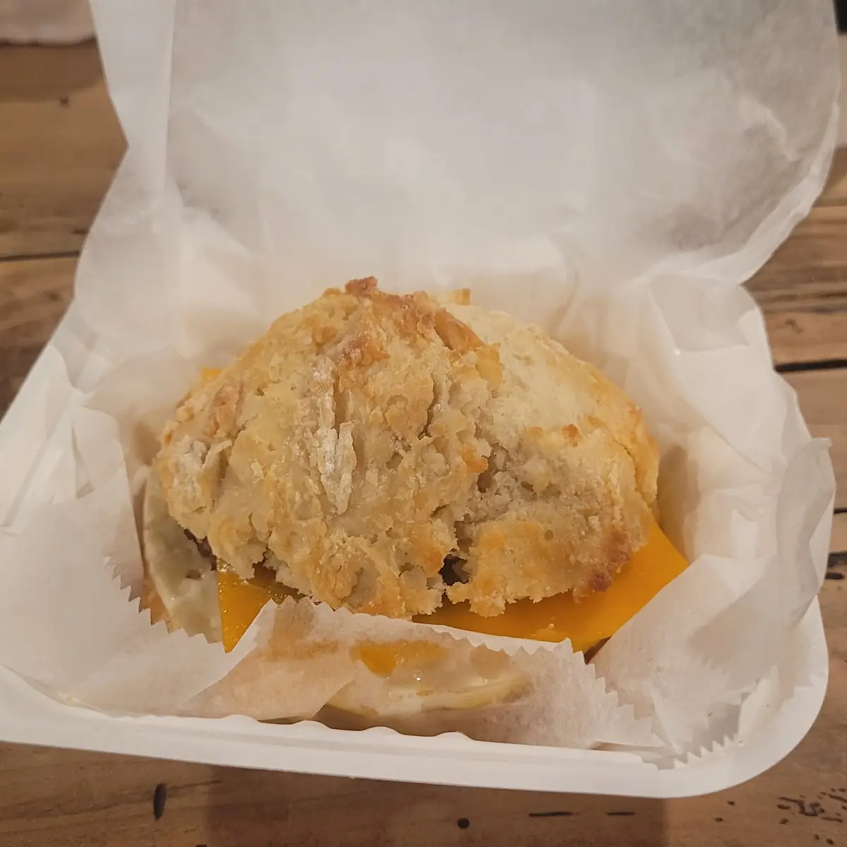 Sausage Biscuit Sandwich