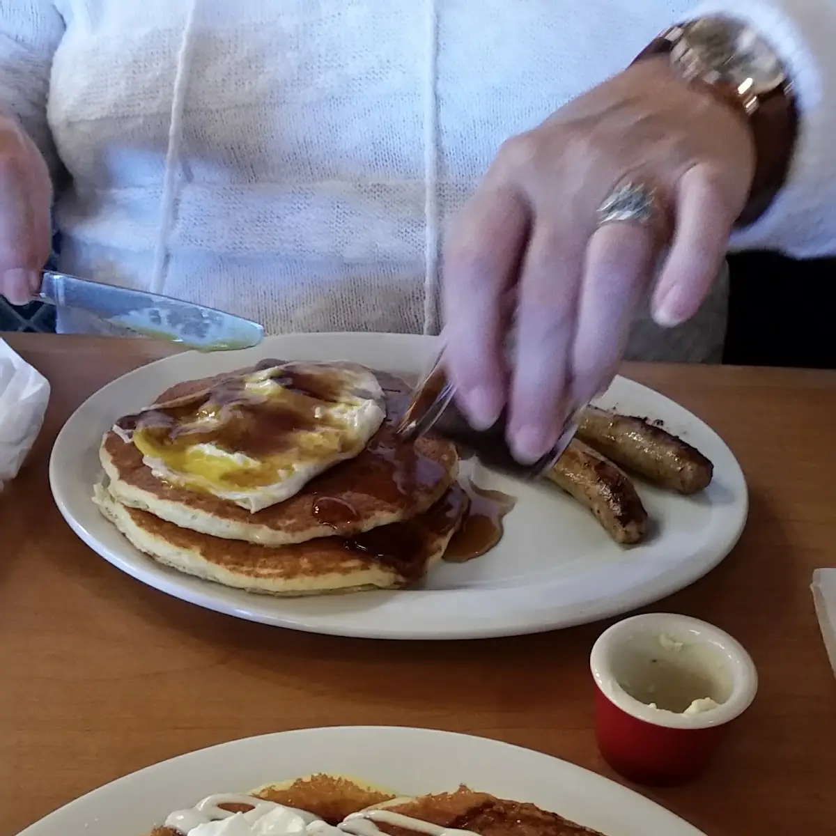 Cinnamon Roll Pancakes