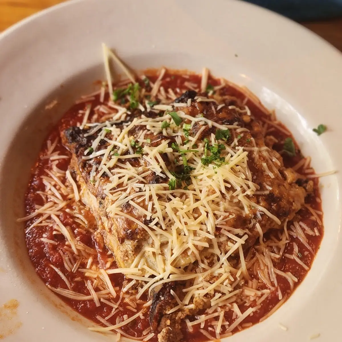 Bison Lasagna with Toast