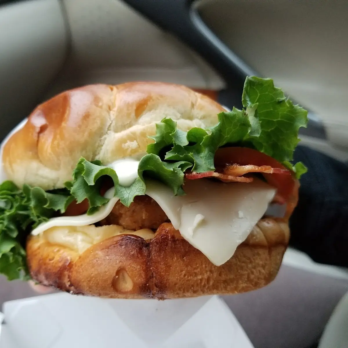 Bacon Swiss Cheese Sandwich