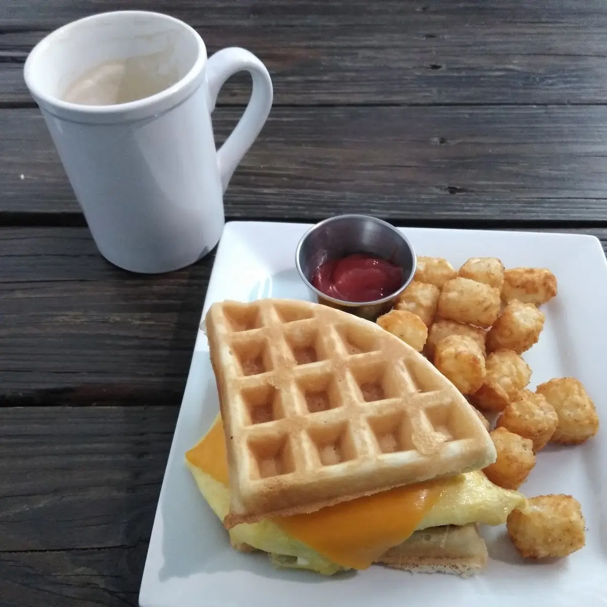 Belgian Waffle Sandwich