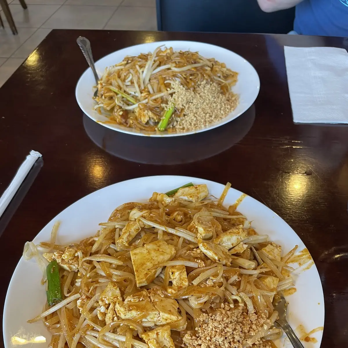 Fried Rice w Chicken Chow Mein