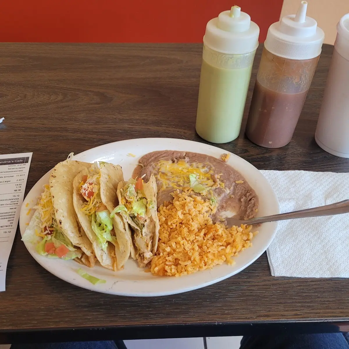 Chicken Taco Plate
