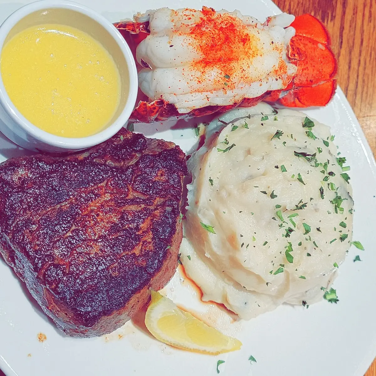 Steak and Lobster Tail