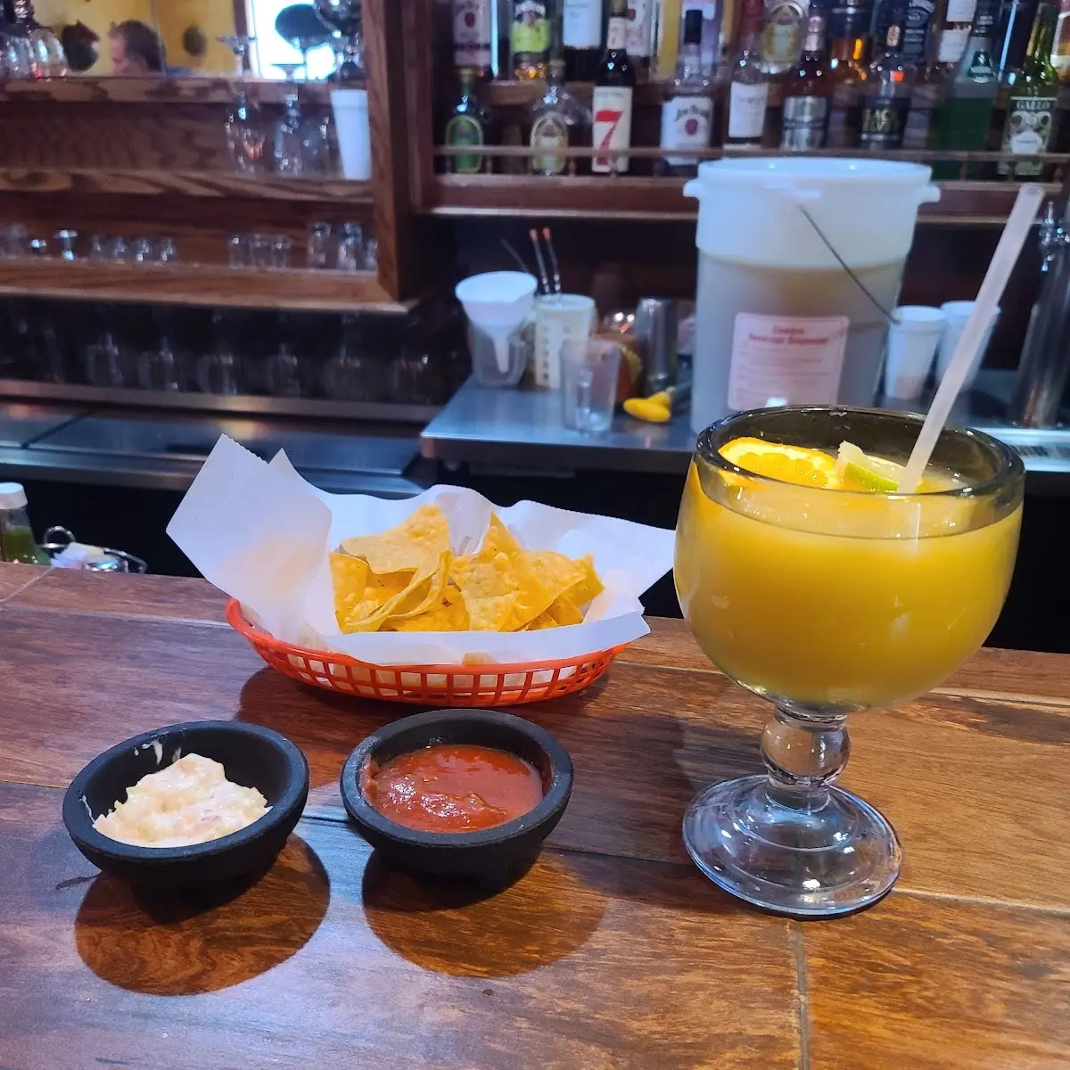 Frozen Margarita with Chips and Salsa