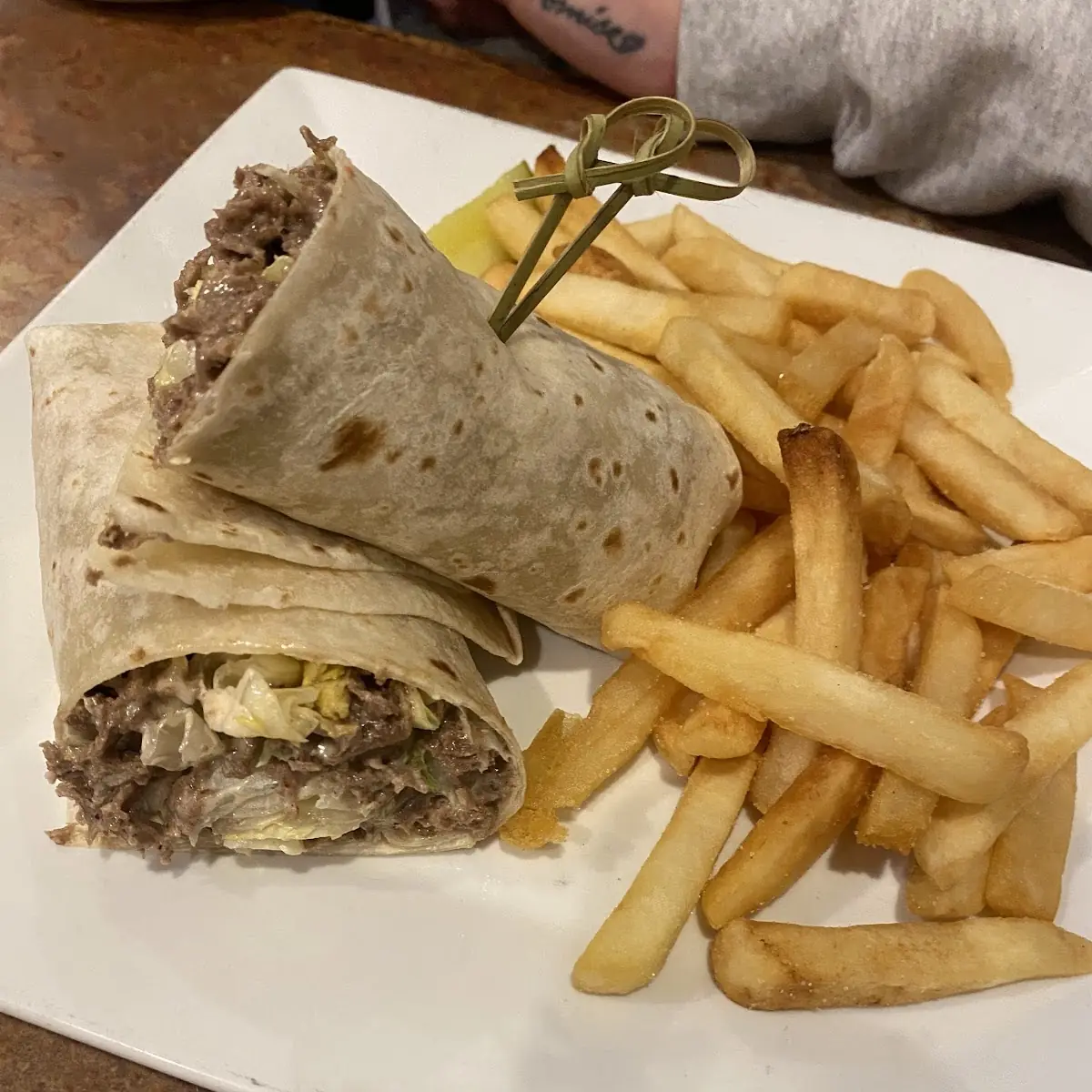 Cheesesteak Wrap Meal
