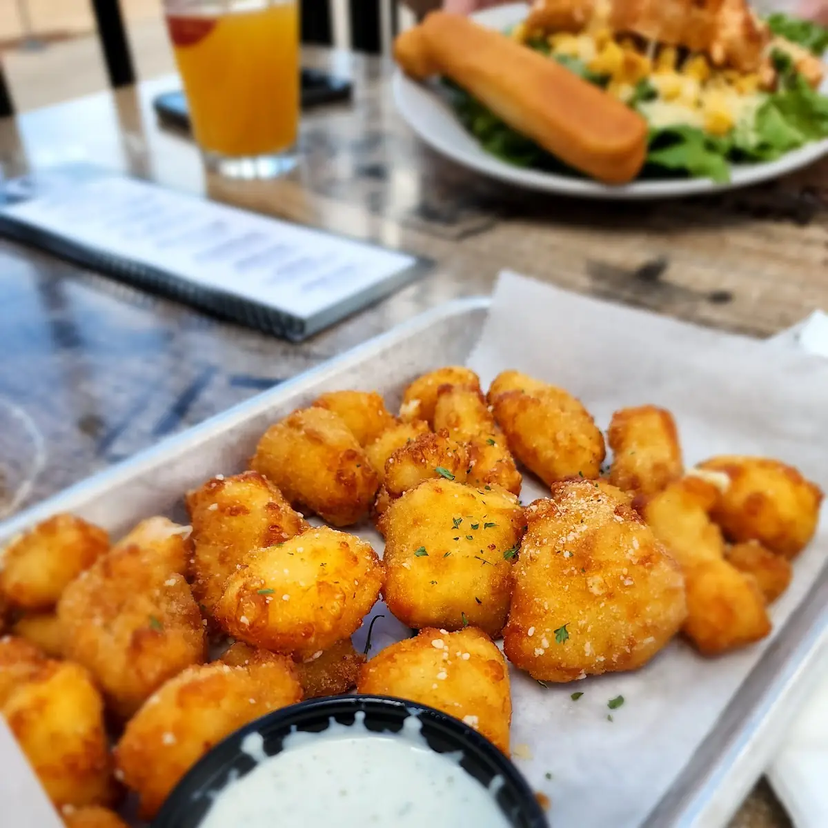 Garlic Parmesan Ranch Cheese Curds