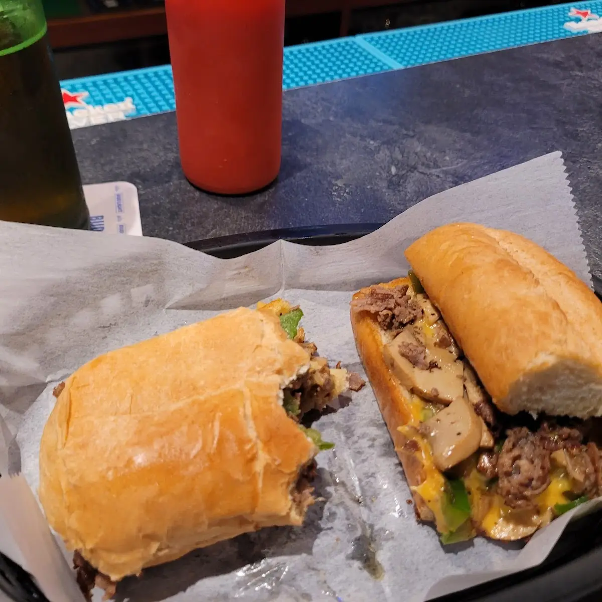 Wings Cheesesteak Sandwich