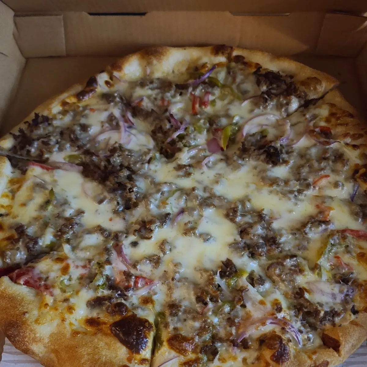 Philly Cheesesteak Pizza