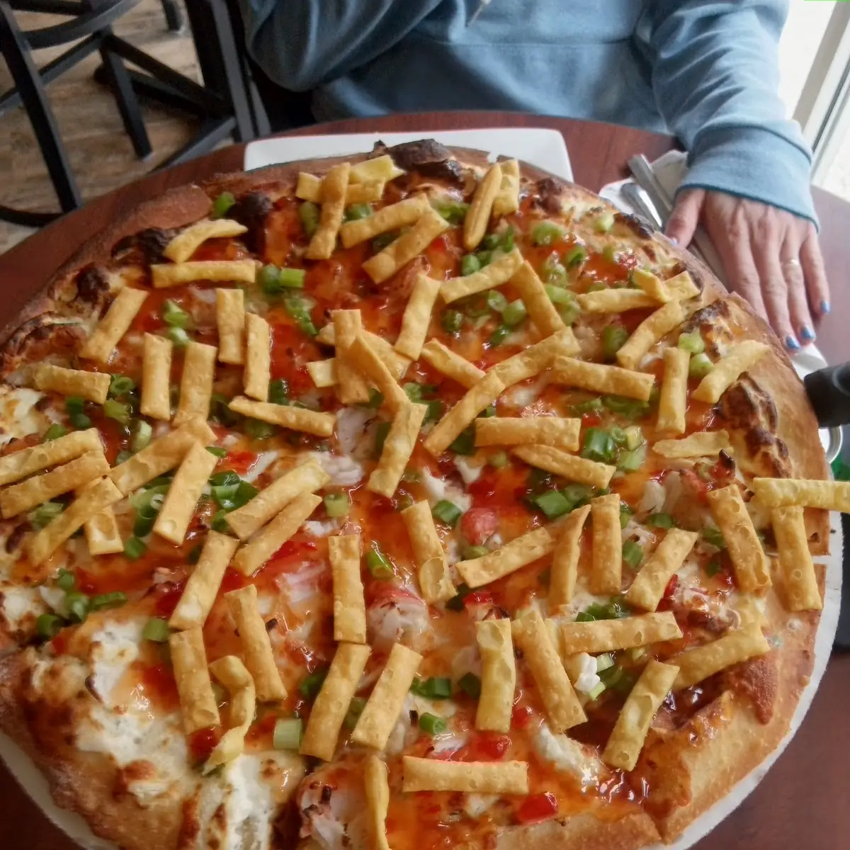 Crab Rangoon Pizza