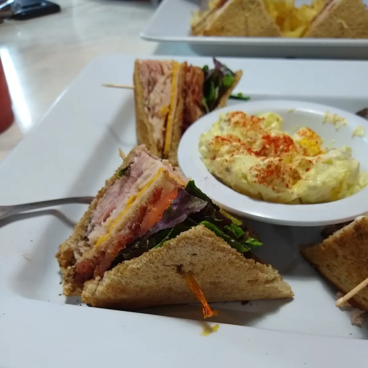Orange Cranberry Club Sandwich