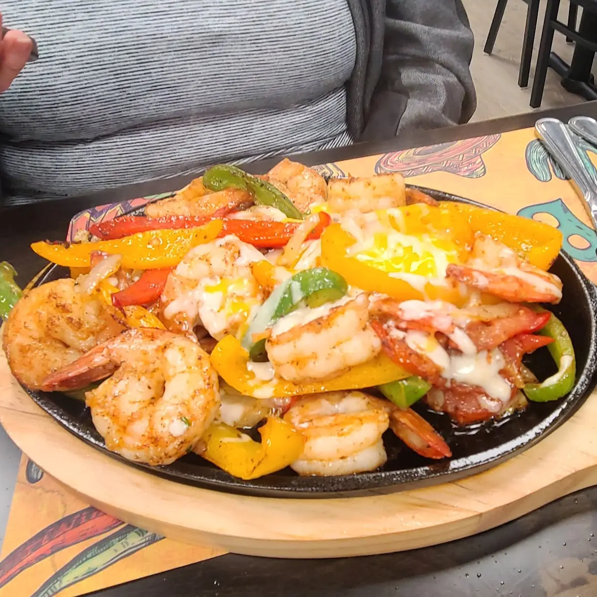 Shrimp Fajitas