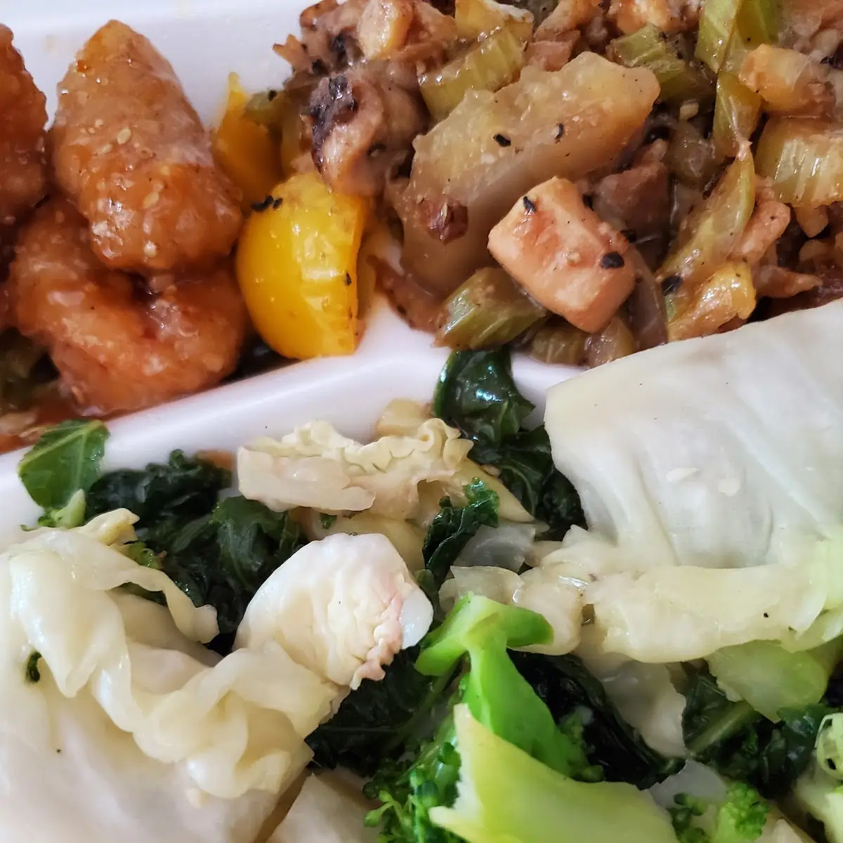 Green Veggies and Pepper Chicken