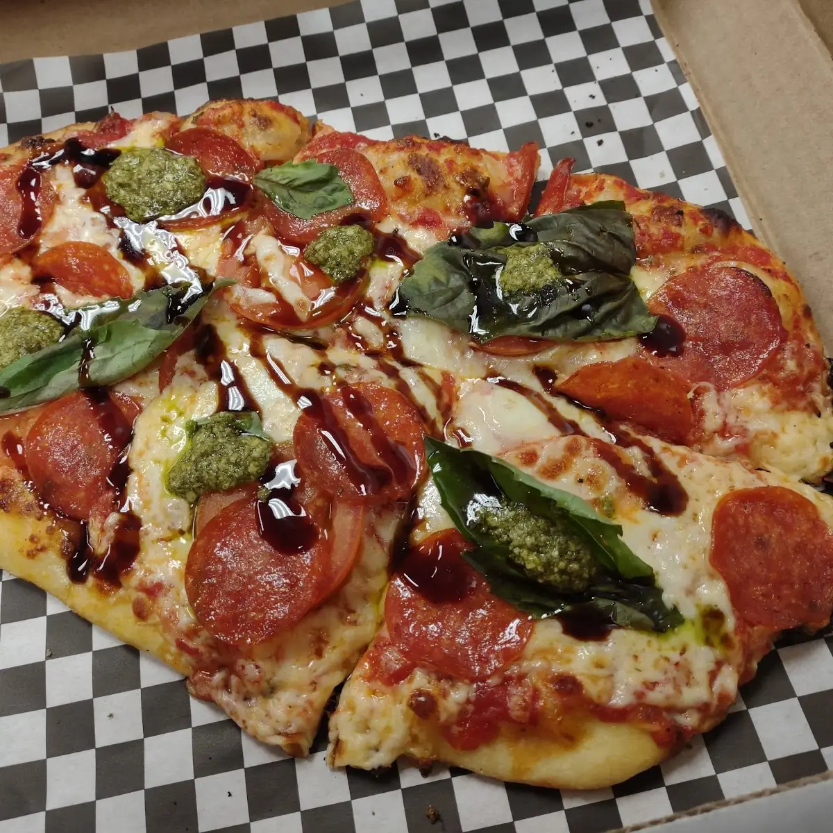 Margherita Pizza with Pepperoni Added