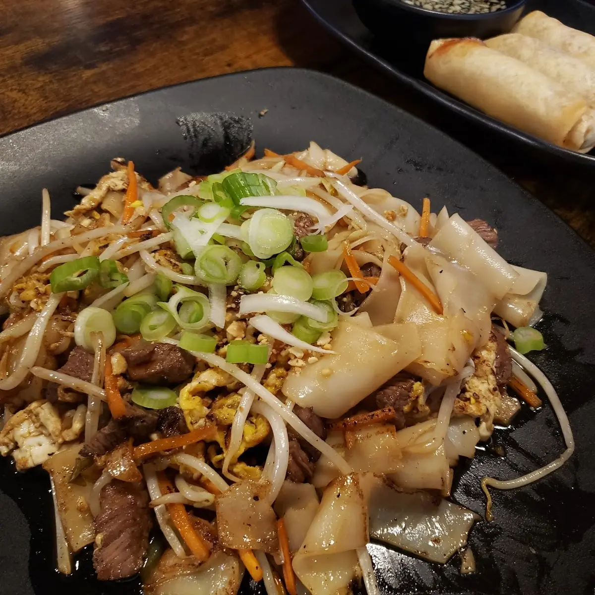 Pad Thai & Egg Rolls