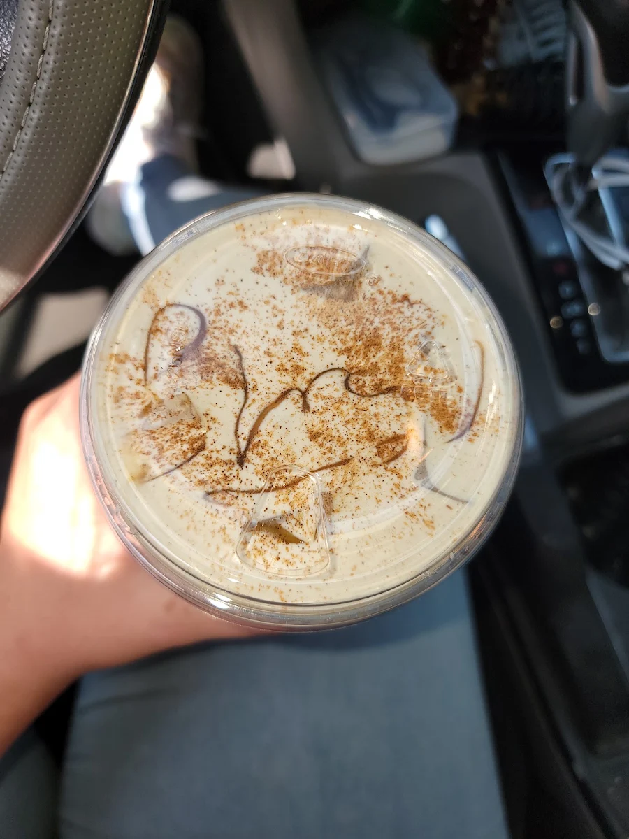 Iced Pumpkin Spice Cream Latte