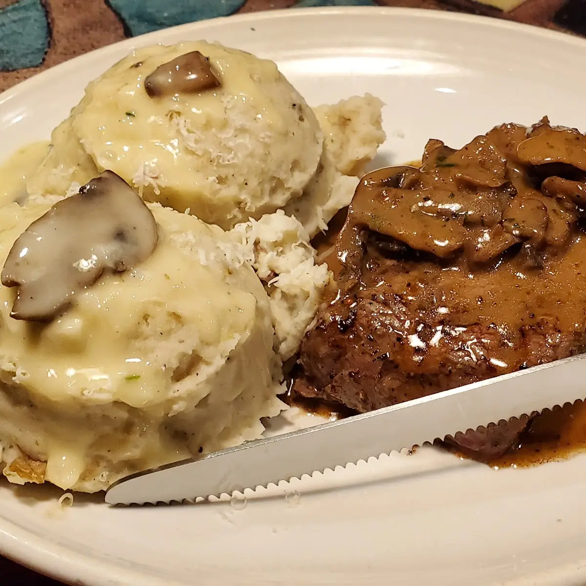 Sirloin Steak Marsala Sauce