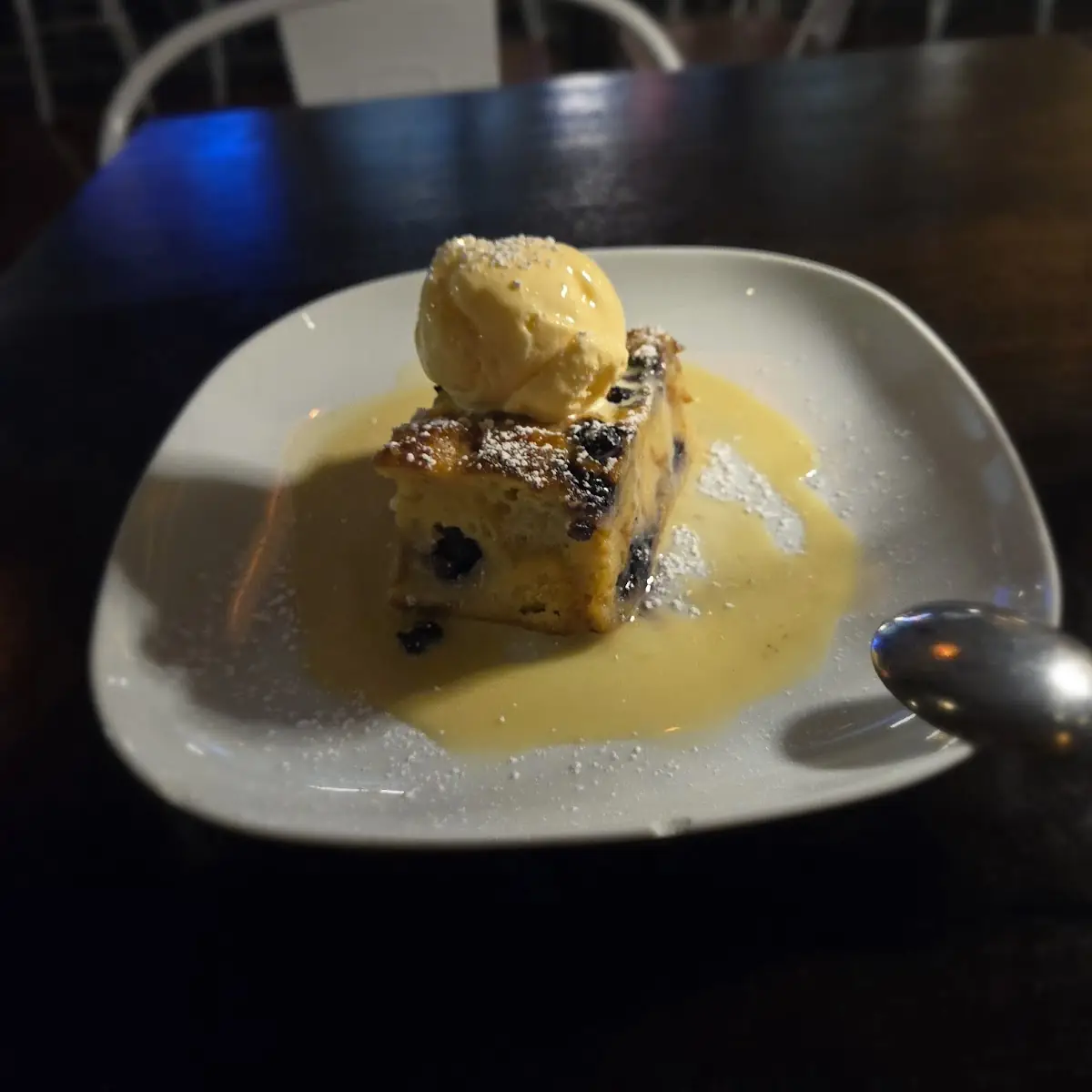 Blueberry Bread Pudding