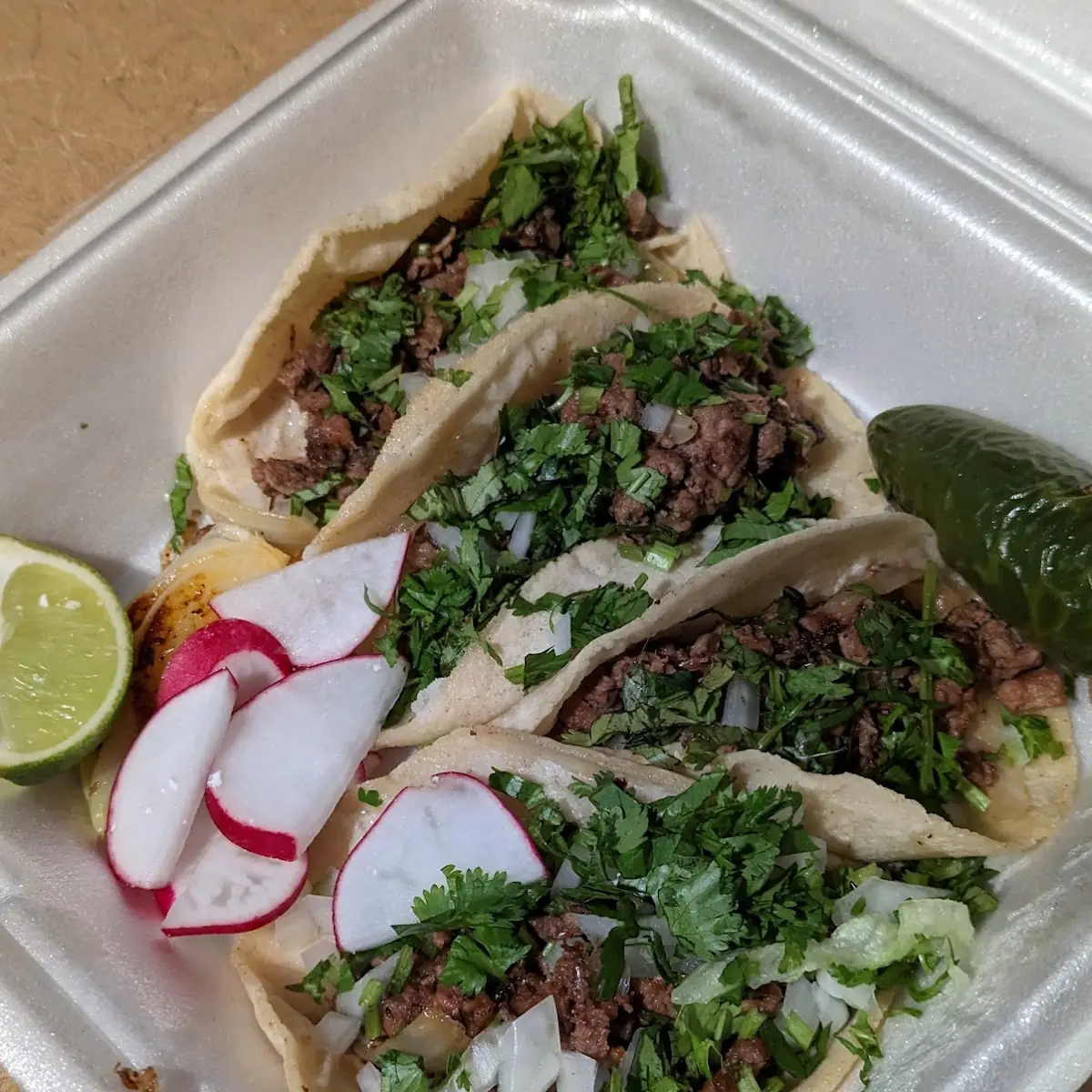 Chicken Tacos Steak Tacos & Guacamole