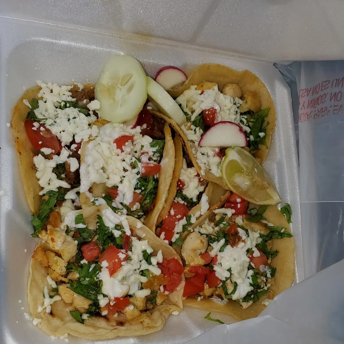 Steak Tacos & Chicken Tacos