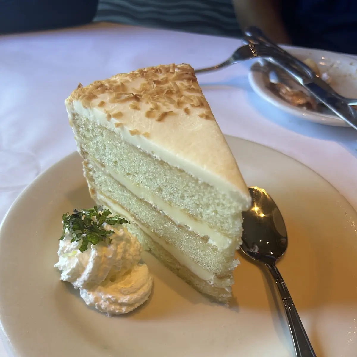 Key Lime Cake Slice