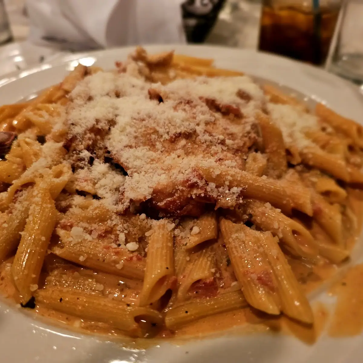 Penne Vodka with Grilled Chicken