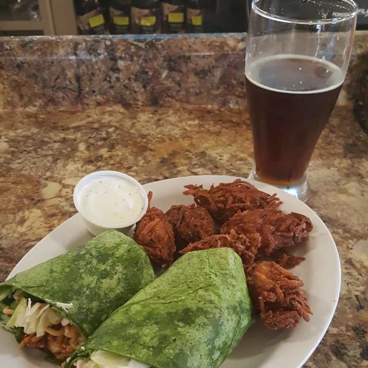 Sriracha Chicken Wrap