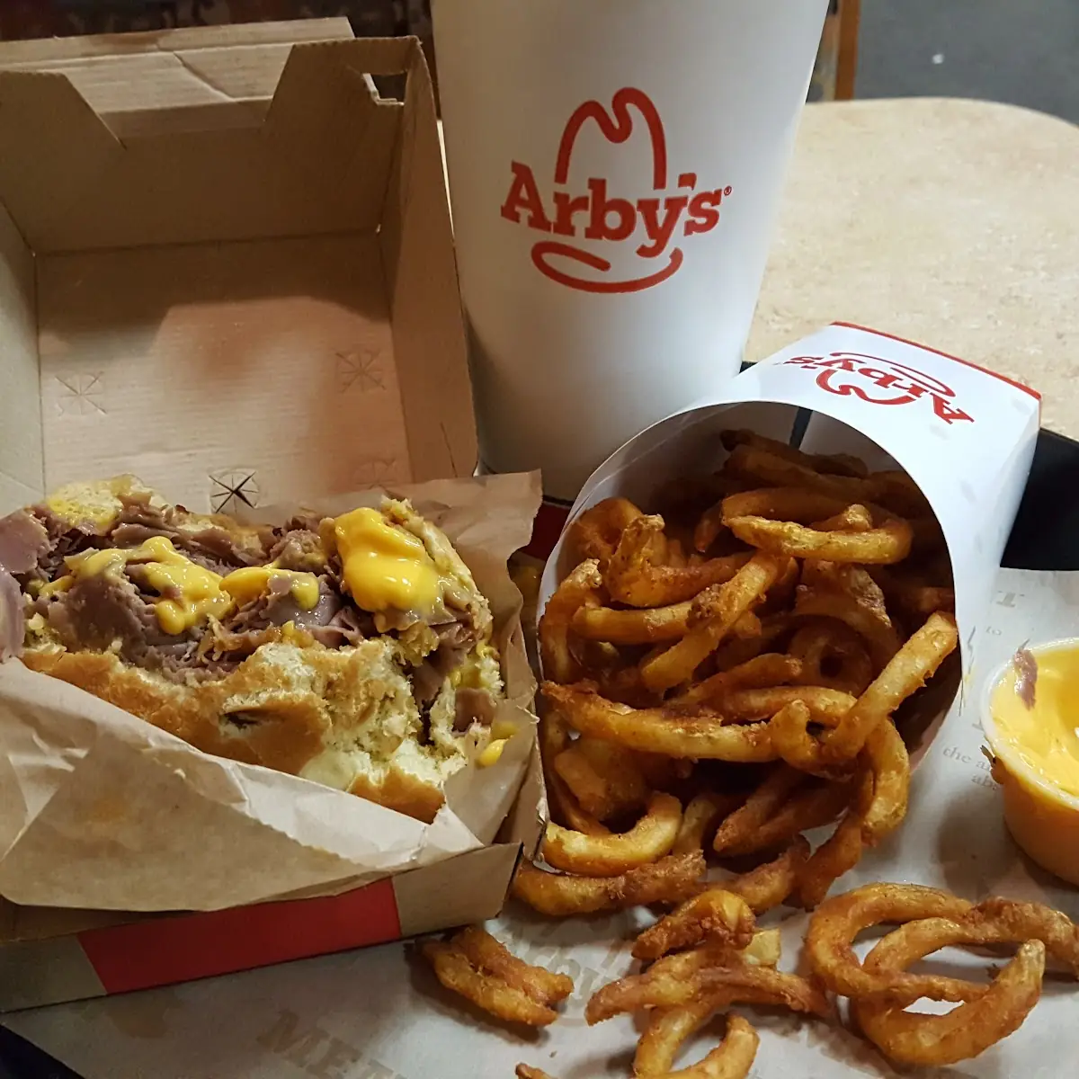 Double Roast Beef Sandwich with Extra Cheese