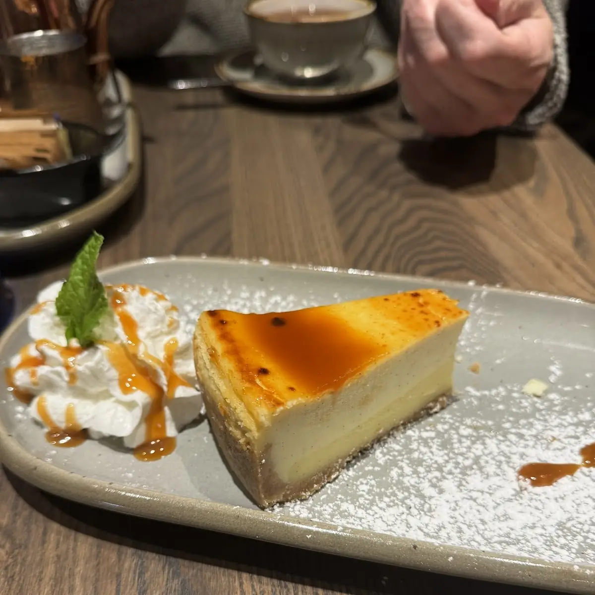 Crème Brûlée Cheesecake Slice