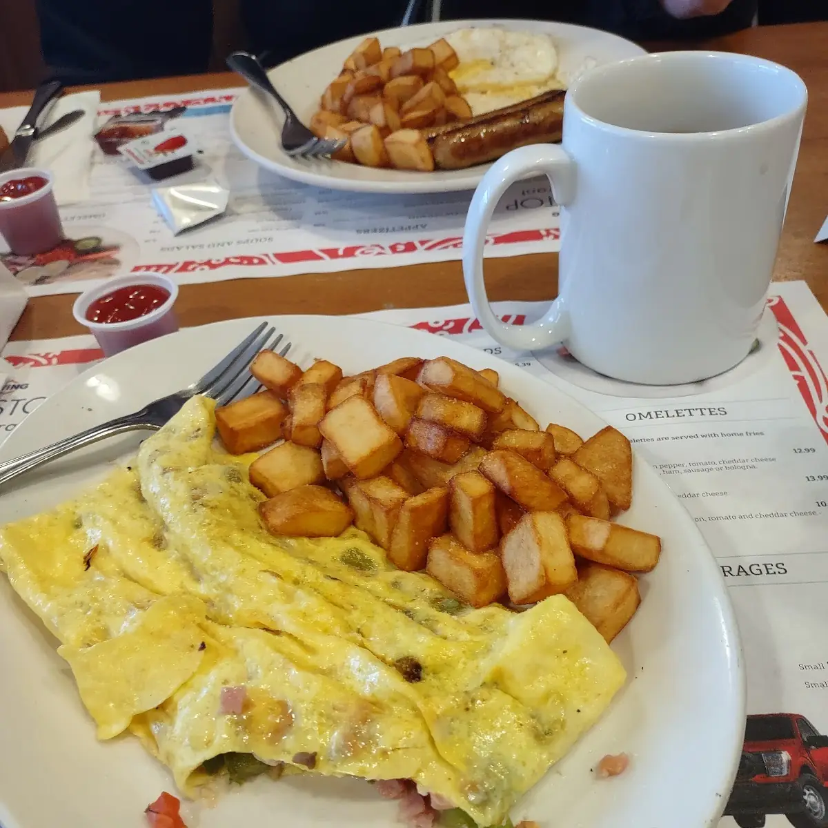 Mushroom Pepper Omelette