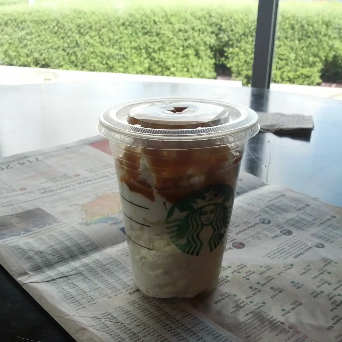 Whipped Cream and Caramel Sauce