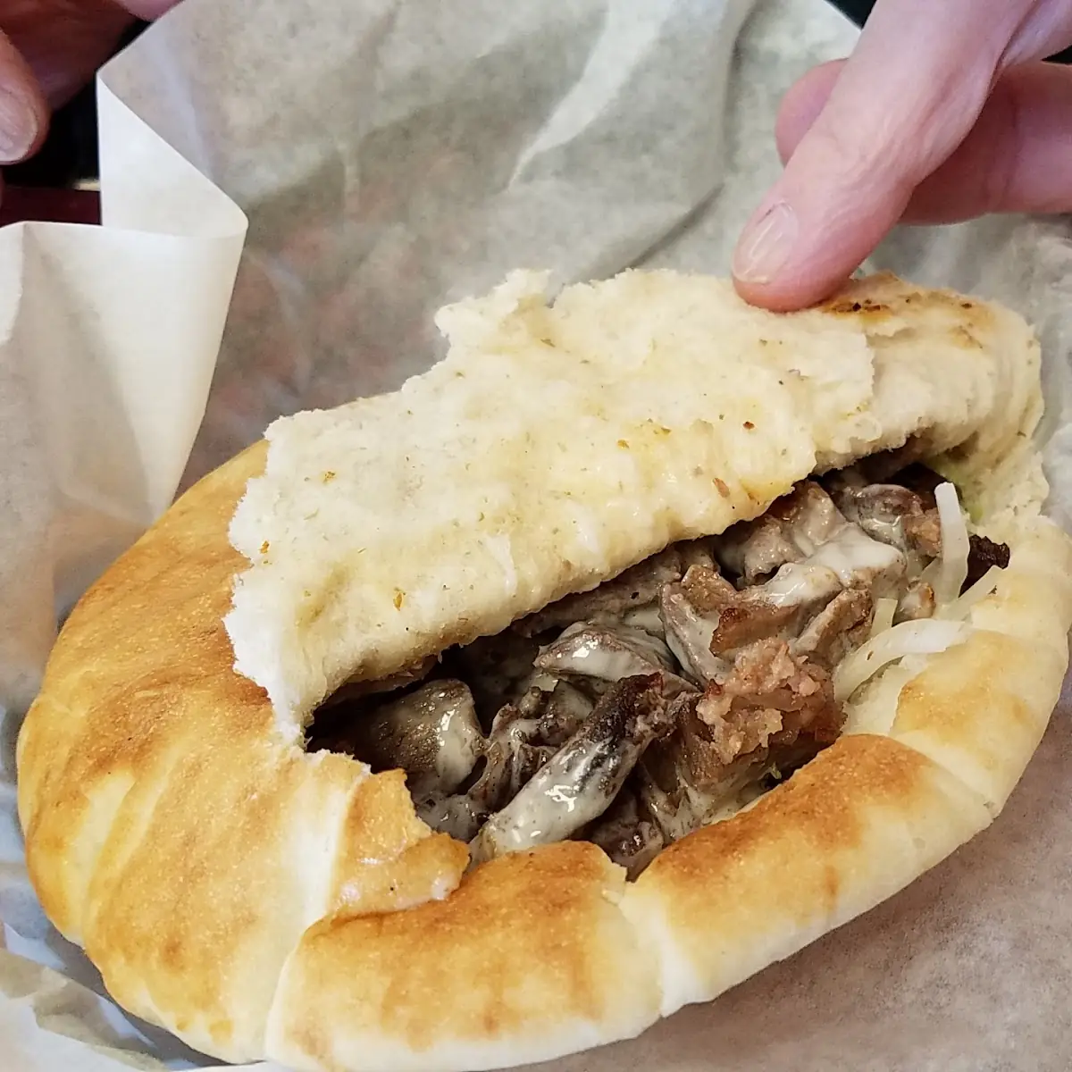 Beef Shawarma Sandwich