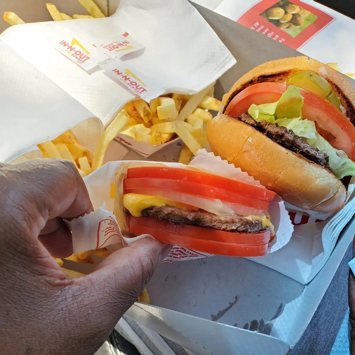 Tomato Wrap Cheeseburger Combo