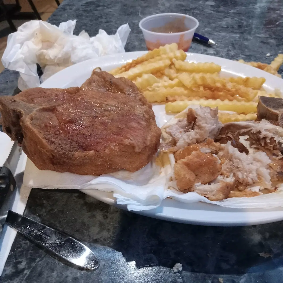 Broasted Pork Chop Dinner