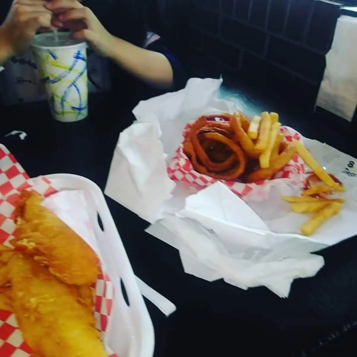 Onion Rings and Fish and Chips