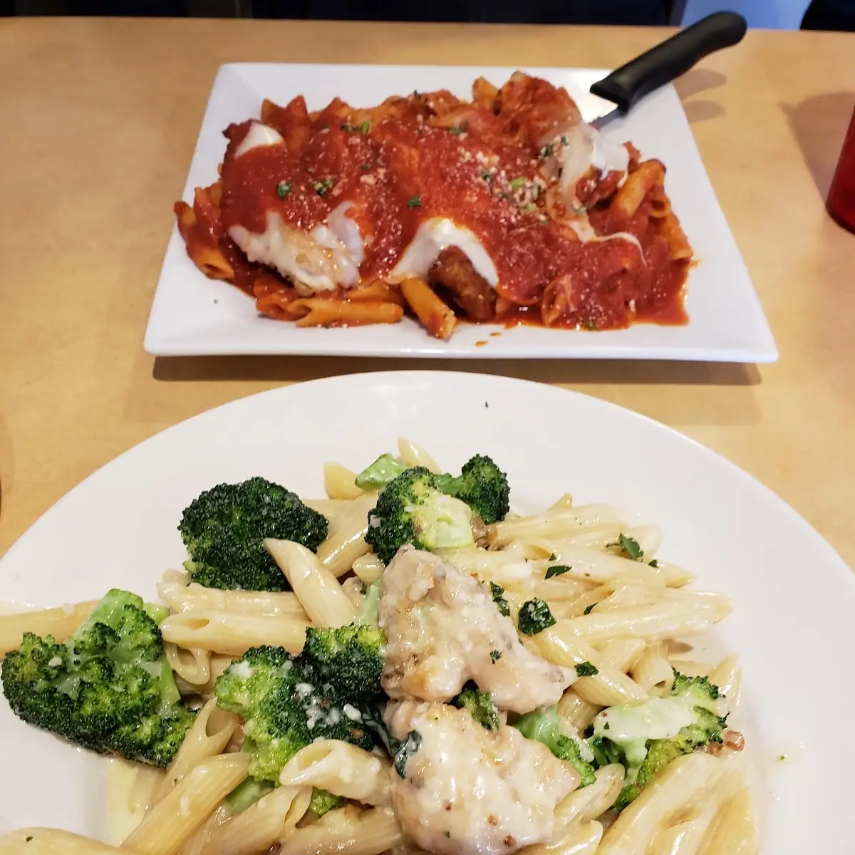 Chicken Alfredo & Chicken Parm