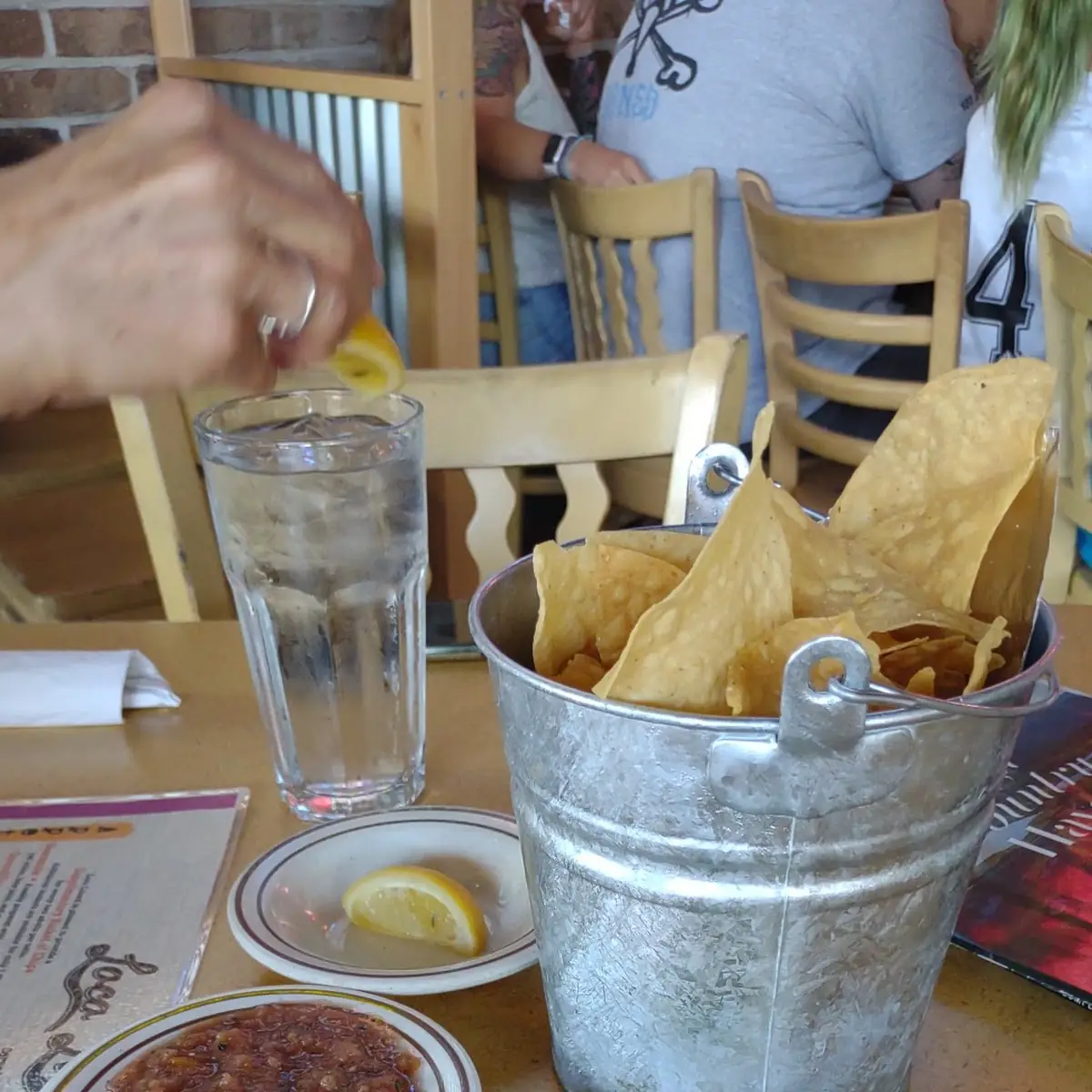 Chips and Salsa Verde