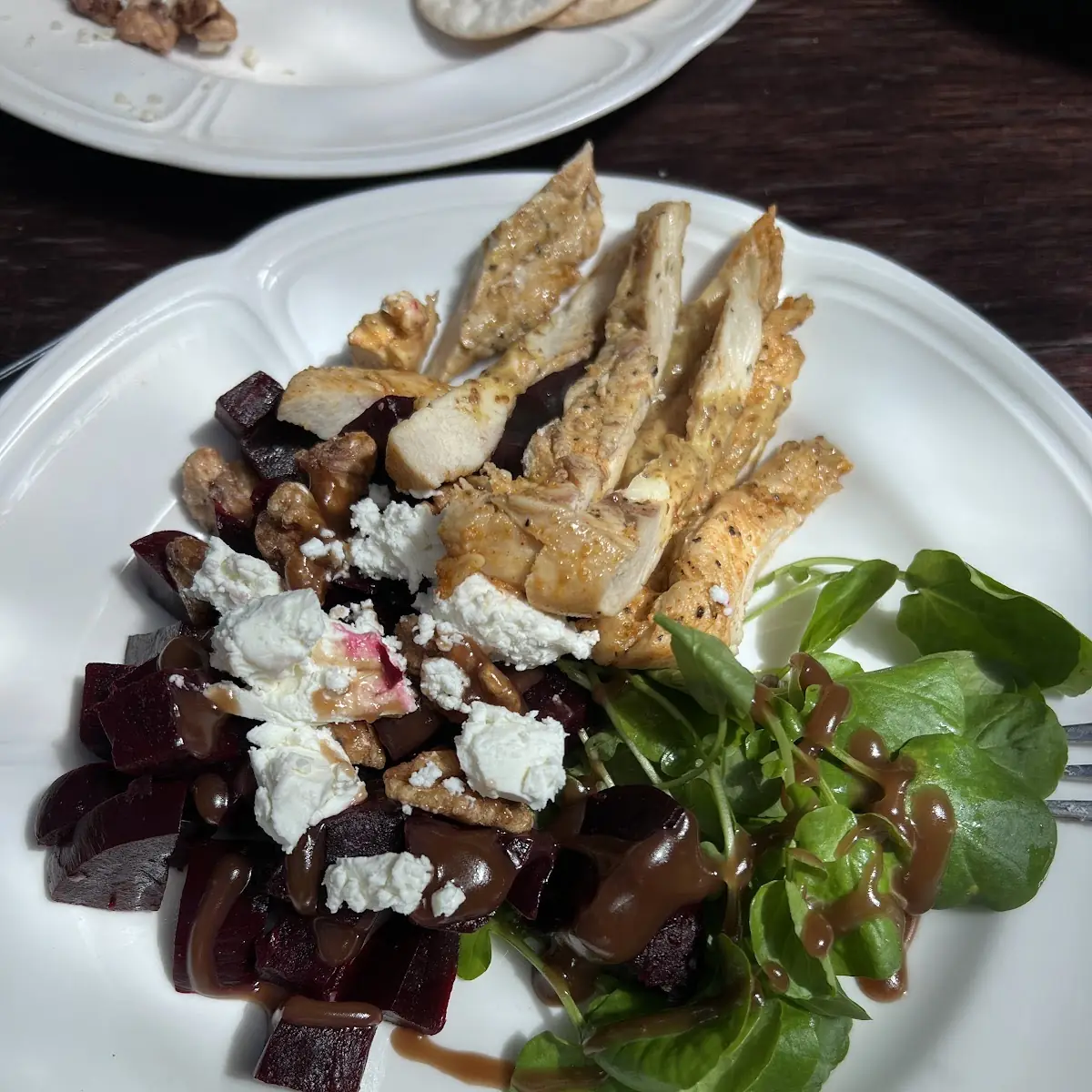 Roasted Beet & Goat Cheese Salad