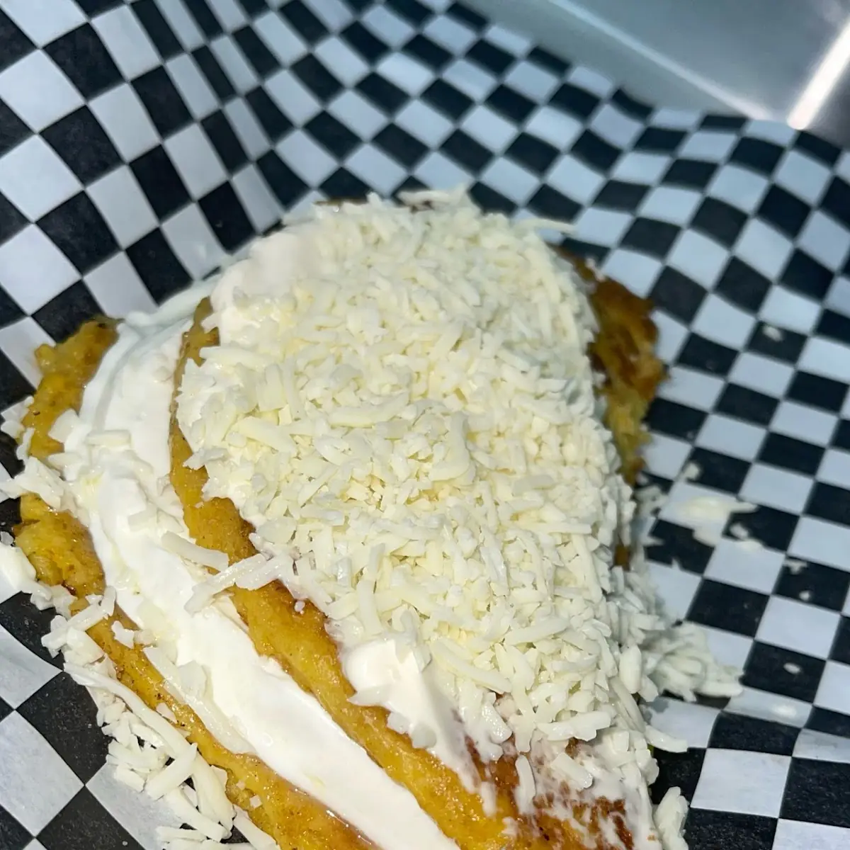 Fried Plantain with Cheese