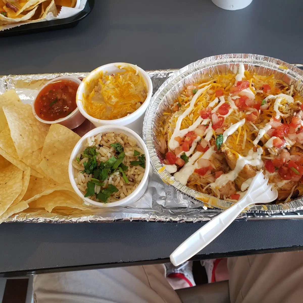 Chicken Enchilada Platter