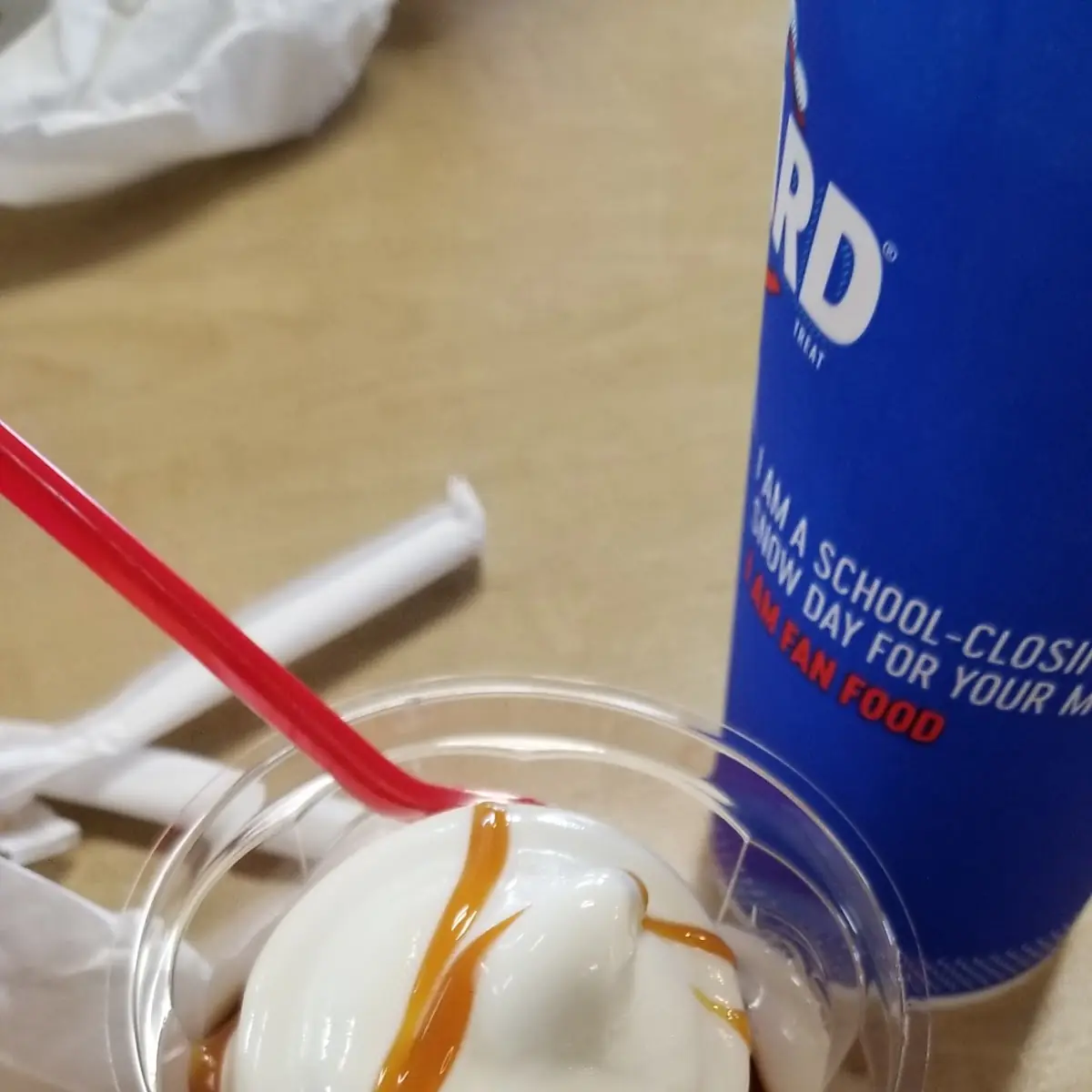 Caramel Apple Pie Blizzard Treat