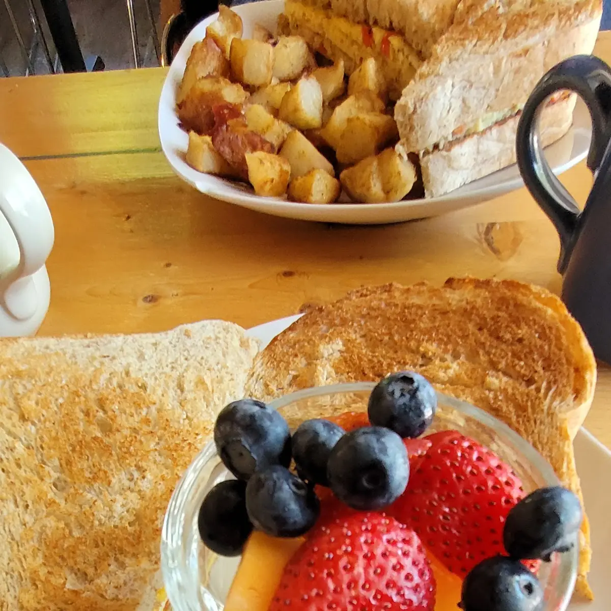Western Sandwich with Fruit Cup, The St Joseph Island Black Bear Cafe Bakery & Catering