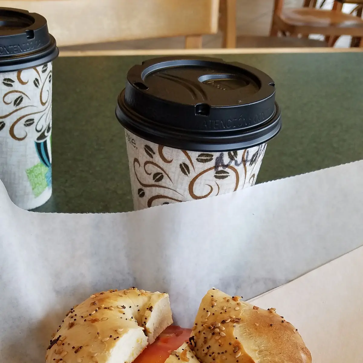 Egg and Cheese Bagel Sandwich